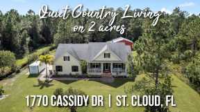Property For Sale At 1770 Cassidy Drive Saint Cloud FL 34771