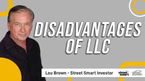 Disadvantages of LLC   Street Smart Investor
