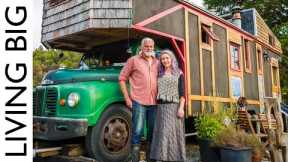 Off-Grid Dream Life & Amazing Garden All Started With a $2,000 Tiny House Truck!