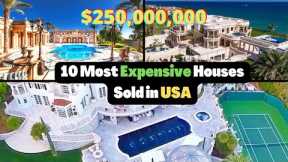 Most expensive houses sold in USA in 2022