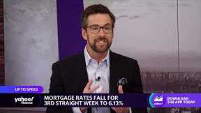 Mortgage rates fall for third-straight week