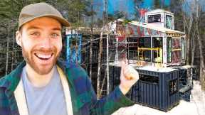 Converting Shipping Containers into a Modern Cabin