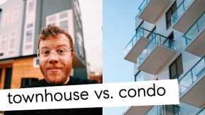 should you buy a townhouse or a condo?