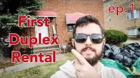 Renovating my First Multi Family (Duplex) Rental Property | Cleveland Ohio Flip | Episode 1