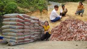 Lieu bought land, Survey, Gathered materials and Decided to build a house for the OLD MAN