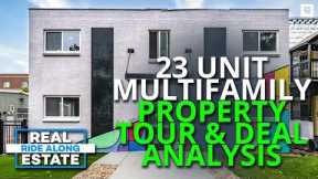 23 Unit Multifamily Real Estate Investment Property Deal Analysis & Tour | Real Estate Ride Along