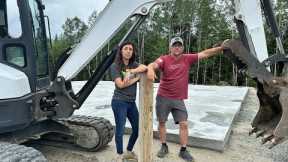 We Gotta TEAR It OUT and CUT it UP!!! Building Our OFF GRID WorkShop in the WOODS