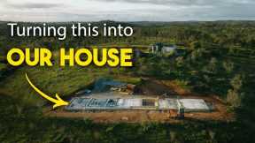 Amazing Way to Heat Up and Insulate a House 100% FREE | Building Off Grid House #19