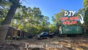 DIY OFF GRID SOLAR KIT unboxing starting the next project for our cabin homestead