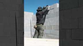 Part 5 | Debt free, off-grid home build — Concrete block walls! #homestead #offgrid #offgridliving