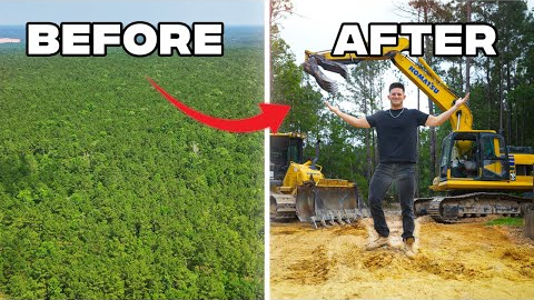 I’m Building a $2.2M MANSION (Raw Land Transformation)