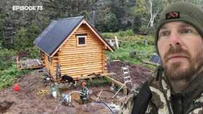 Bathroom Extension: DIY Well TROUBLE, Deer Season Prep |EP73| Log Cabin Build on Off-Grid Homestead