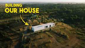 BUILDING OUR HOUSE - Interior walls, Paint, Plumbing & Exterior Lights