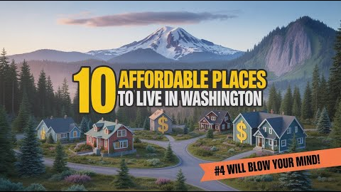 10 most Affordable places to live in Washington State in 2025