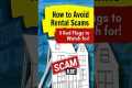 How to Avoid Rental Scams #scam