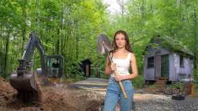 We Bought Land… Abandoned Cabins, Heavy Machinery & Building New - 6 Months In