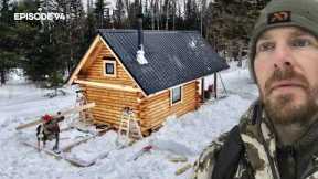 Bathroom Addition, Bird Feeder, Outhouse Completed |EP94| Log Cabin Build on Off-Grid Homestead