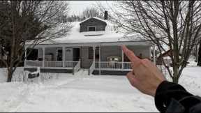 Snow covered valuation visit at this MA multi-family | Walkthrough of the Week #130