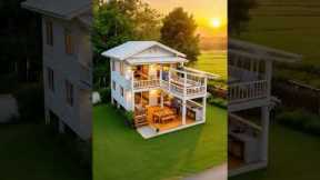 From Empty Land to a Dream Garden House Built by a Farmer