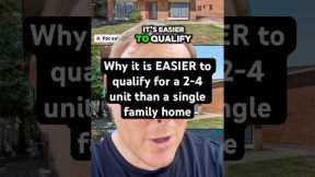 Why buying multi family 2-4 unit is EASIER than single family #duplex #firsttimehomebuyer #househack