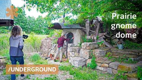 Couldn’t afford a house. Now he builds his own underground Missouri home