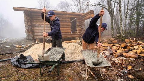 Man Spends 7 Years Building DREAM Log House For His Family | By @nikrijavec47