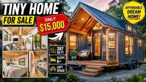 🏡 You Won't Believe This Tiny Home Is Only $15,000! | Affordable Tiny House Tour USA 🔥