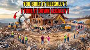 HOA Built A Luxury Cabin On My Land Without A Permit — I Demolished It The Day The Judge Signed Off