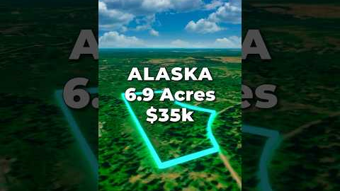 6.9 Acres of ALASKA Land for Sale with Off Grid Cabin • LANDIO