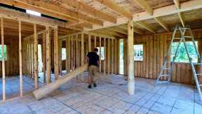 Building A Log Cabin To Raise My Family In | Final Logs | Loft
