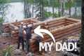 BUILDING AN ISLAND LOG CABIN WITH MY