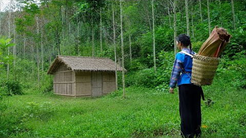 After his house and land were confiscated, Han built a bamboo house in the wilderness