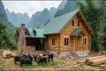 Amazing Log Cabin in the Forest!
